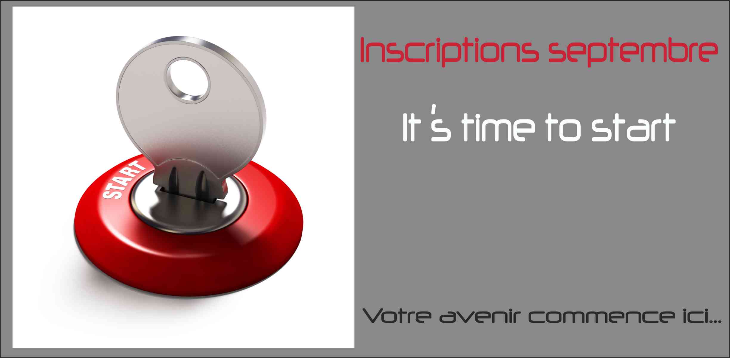 Inscription septembre BTS Bachelor Master