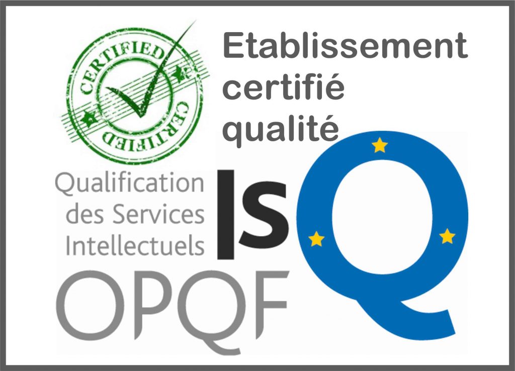 école certifiée qualité